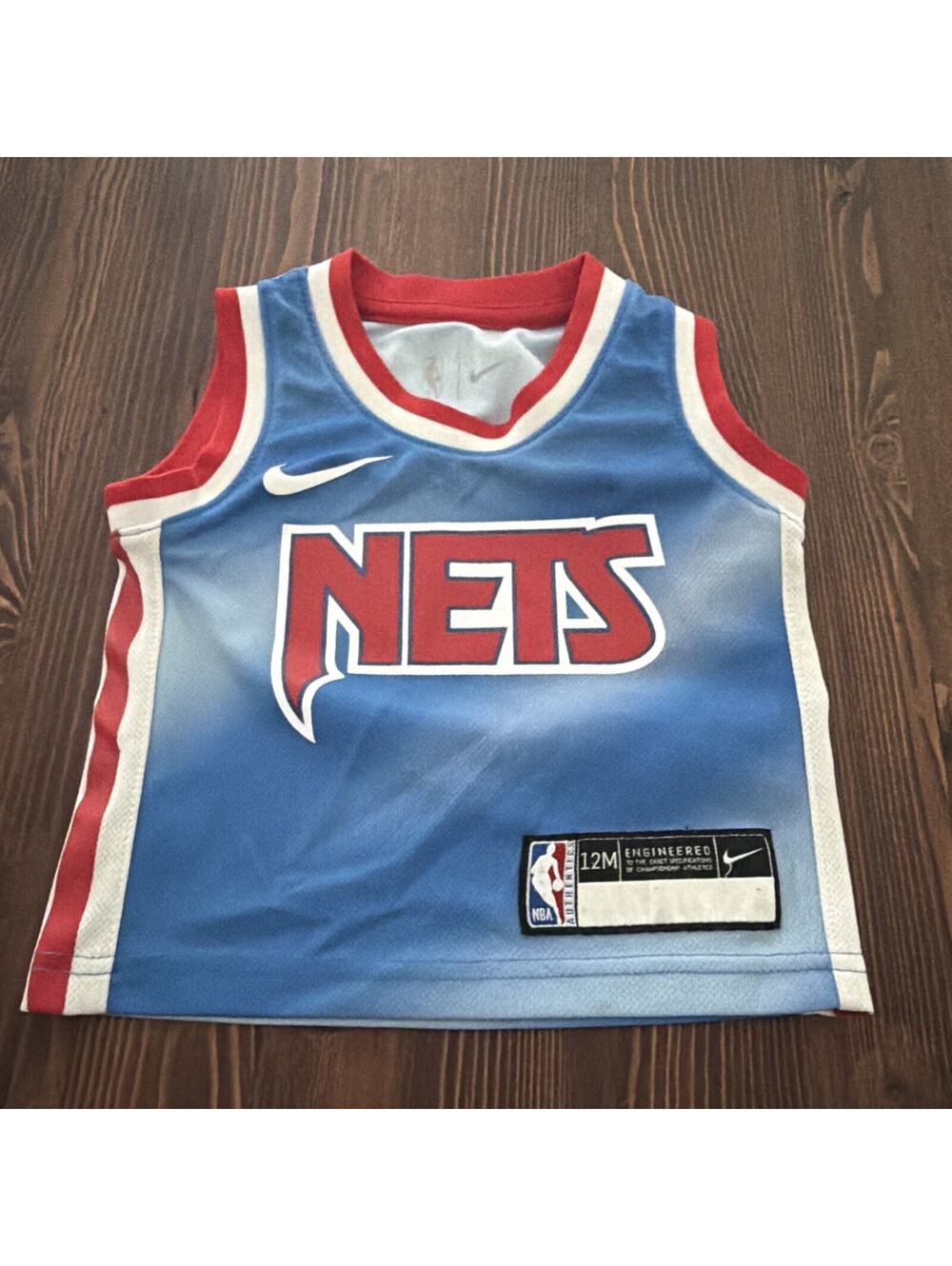Majestic Hardwood Classics New Jersey Nets Throwback Jersey Toddler 12M